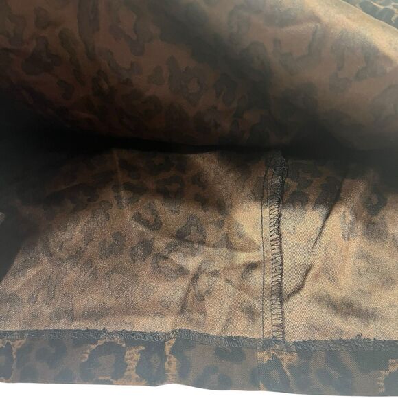 My Michelle Vintage Leopard Print Mini Skirt Y2K 90s Made USA Sz 9/10 Rare - Picture 9 of 11